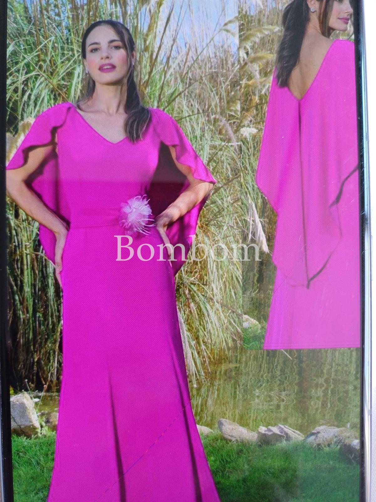 Vestido madrina #modelo Rosy#vestido capa - Imagen 3