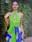 Vestido verde pistacho #halter modelo Elena - Imagen 1
