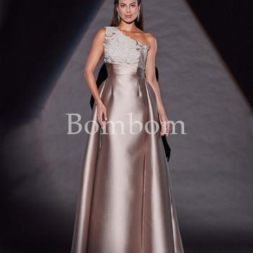 #Canela vestido de madrina largo - Imagen 1