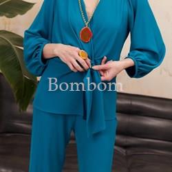 Conjunto de blusa con pantalon 2 colores - Imagen 1