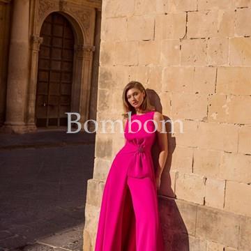 #Mono con sobre falda azul marino Veni infantino - Imagen 2