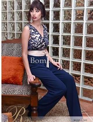 Mono fiesta ceremonia color rojo o dorado - Imagen 2