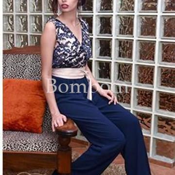 Mono fiesta ceremonia color rojo o dorado - Imagen 2