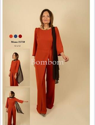 Mono #talla grande colores marino , burdeos y marino - Imagen 1