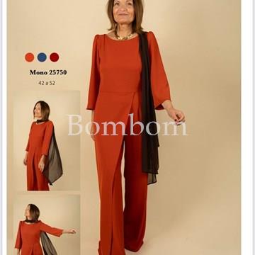 Mono #talla grande colores marino , burdeos y marino - Imagen 1