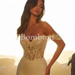 #Morilee vestido de novia blanco sirena - Imagen 2