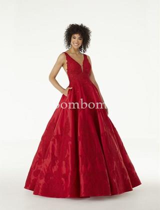 #Morilee vestido gala rojo 43089 - Imagen 1
