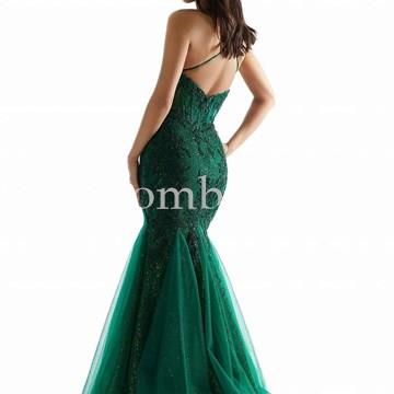 #Morilee #vestido sirena verde esmeralda #bombomceremonia - Imagen 1