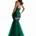 #Morilee #vestido sirena verde esmeralda #bombomceremonia - Imagen 1