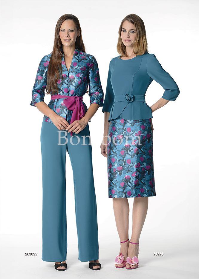 Traje de camisa mikado y pantalón - Imagen 1