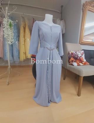 Veni infantino vestido madrina gris - Imagen 1