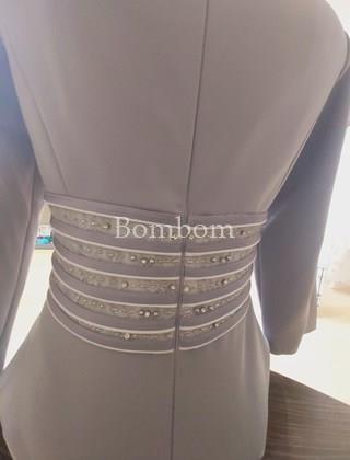 Veni infantino vestido madrina gris - Imagen 2