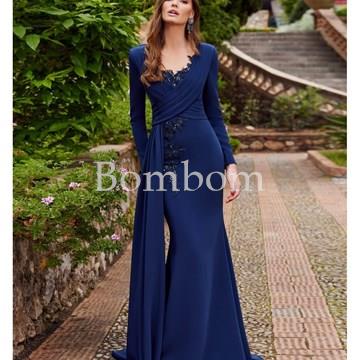 #veni infantino #vestidos elegantes madrina color gris - Imagen 1