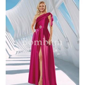 Vestido asimétrico corte romana - Imagen 1