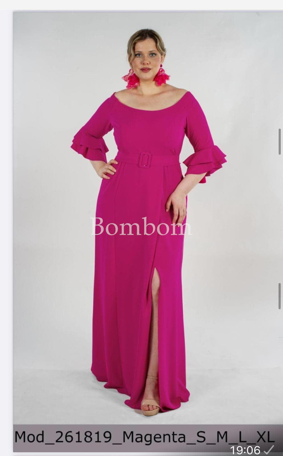 Vestido bardot ceremonia - Imagen 1