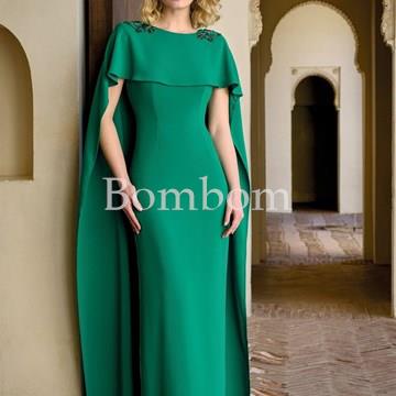 Vestido capelina verde - Imagen 1