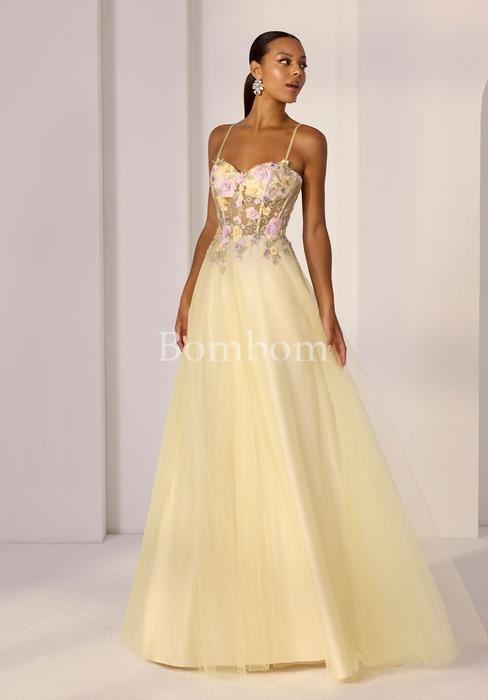 Vestido ceremonia amarillo - Imagen 1