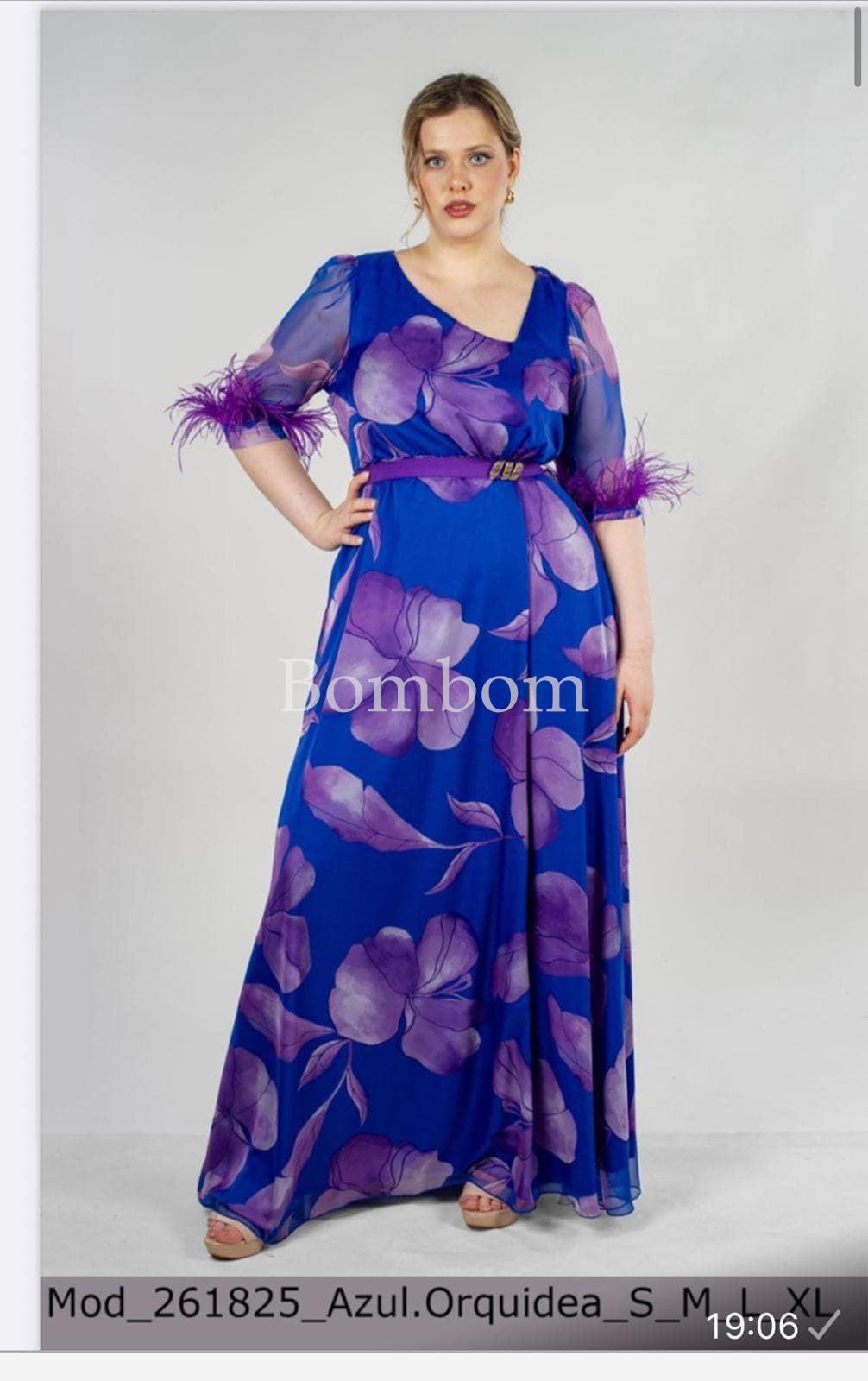 Vestido ceremonia multicolor - Imagen 1