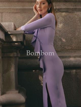 vestido corto marta en brasil h118 - Imagen 1