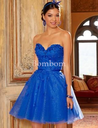 vestido corto , rojo verde azul - Imagen 2