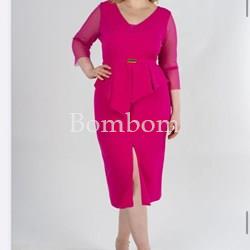 Vestido corto talla grande - Imagen 1