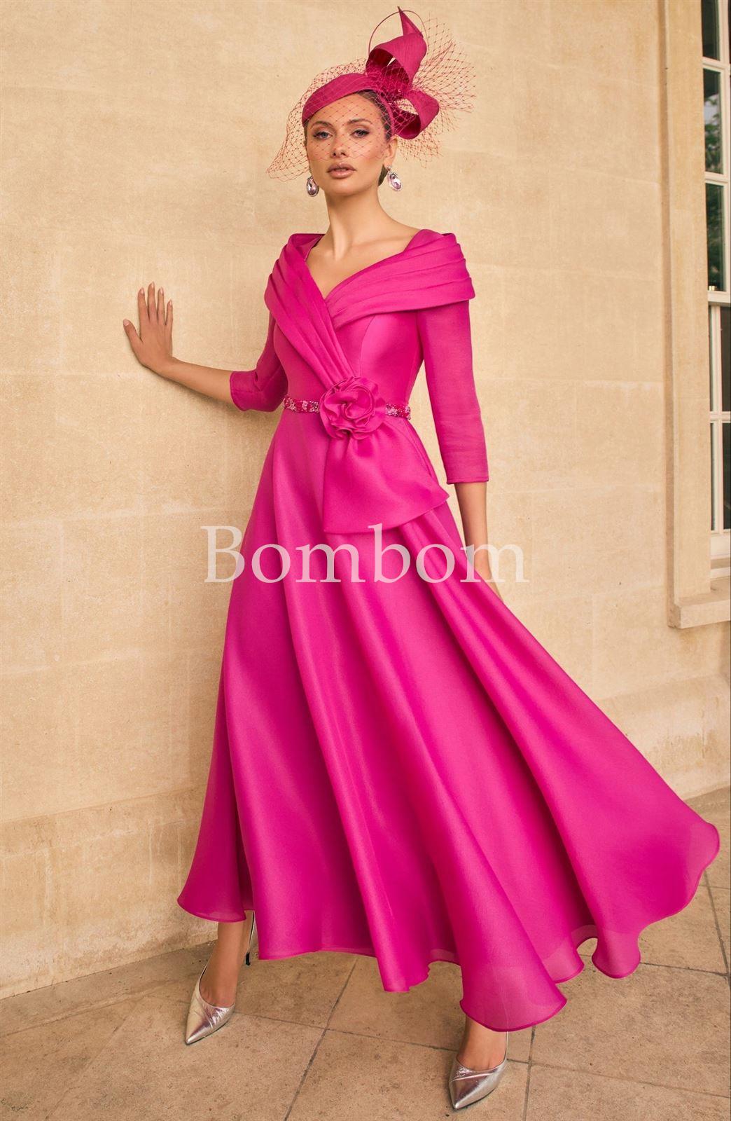 #vestido cuello bardot veni infantino - Imagen 1