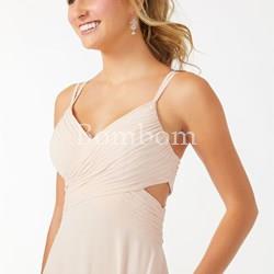 #vestido dama de honor color amarillo - Imagen 2