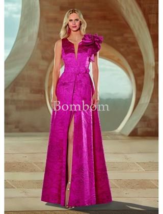 #Vestido de ceremonia juvenil fucsia o azul - Imagen 1