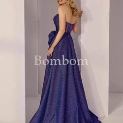 Vestido de gala navy - Imagen 2