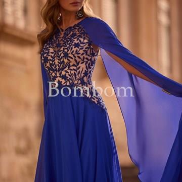 #Vestido de madrina azul eléctrico veni infantino - Imagen 1