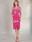 #vestido de madrina corto # vestido talla grande de ceremonia#vestido corto madrina buganvilla - Imagen 1