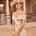 #Vestido de madrina cuello barco champan - Imagen 2