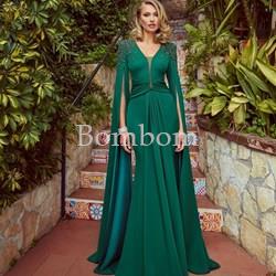 Vestido de madrina Egipto azul cielo - Imagen 2