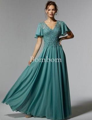 Vestido de madrina Madelein Gardner jade - Imagen 1