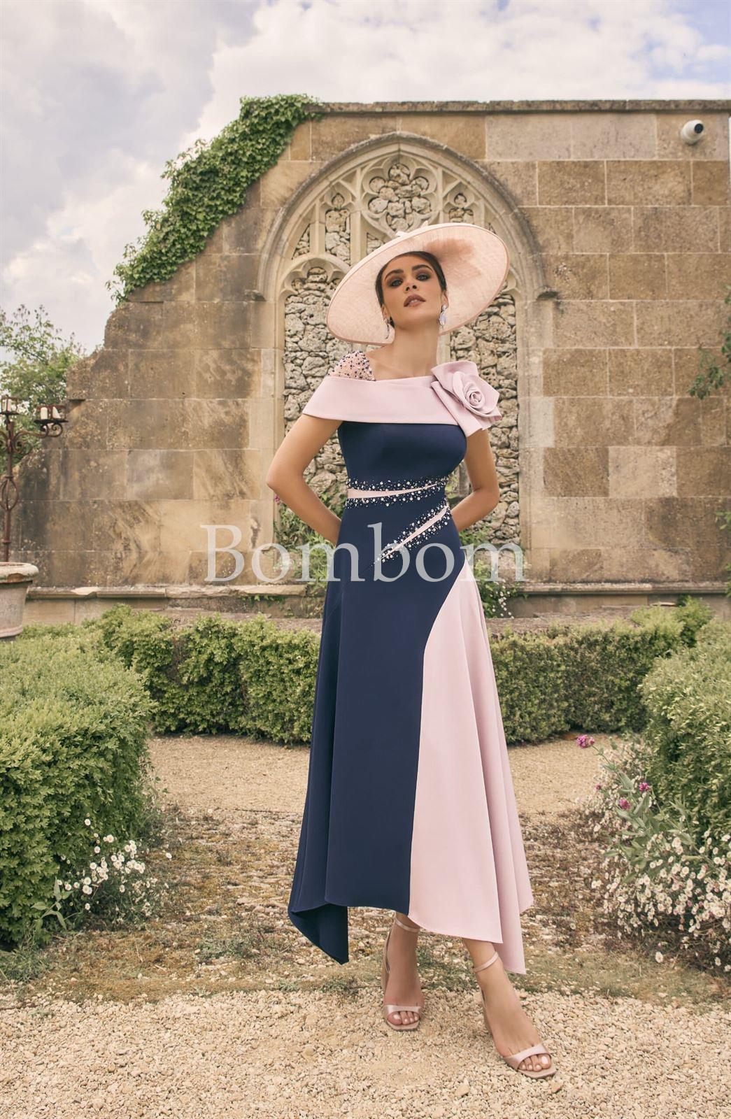 #Vestido de madrina midi elegante - Imagen 1