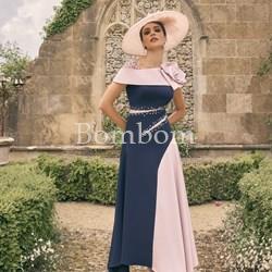 #Vestido de madrina midi elegante - Imagen 1