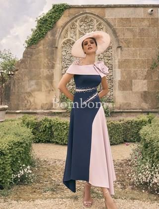 #Vestido de madrina midi elegante - Imagen 1