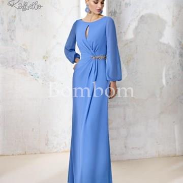 Vestido de madrina Sefora , malva , verde y pistacho - Imagen 1