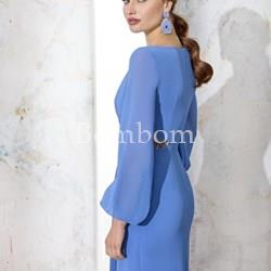 Vestido de madrina Sefora , malva , verde y pistacho - Imagen 2