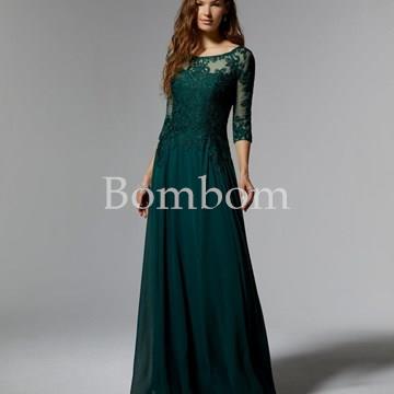 Vestido de madrina verde#morilee #bombomceremonia - Imagen 1