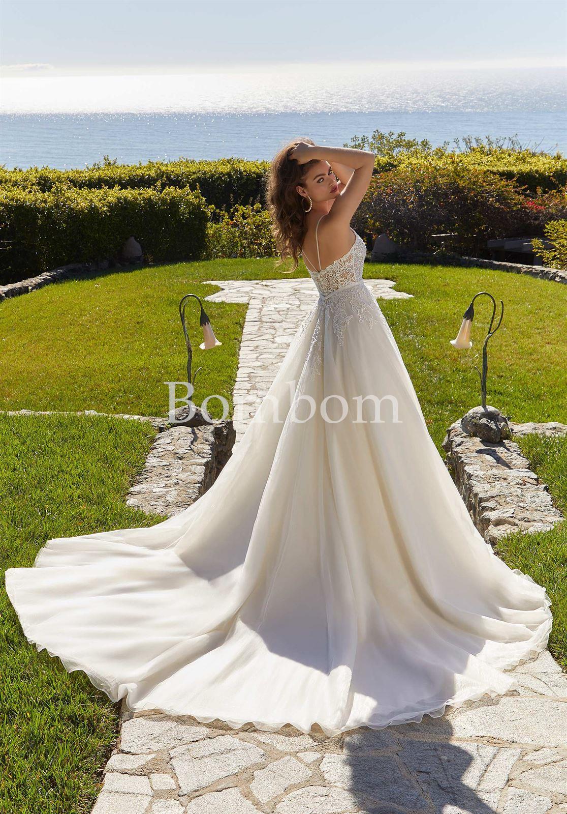 Vestido de novia blanco 4474 - Imagen 1