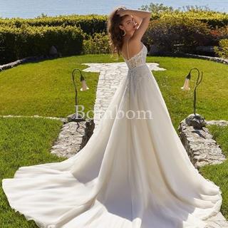 Vestido de novia blanco 4474 - Imagen 1