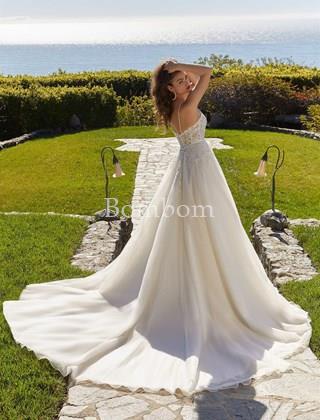 Vestido de novia blanco 4474 - Imagen 1
