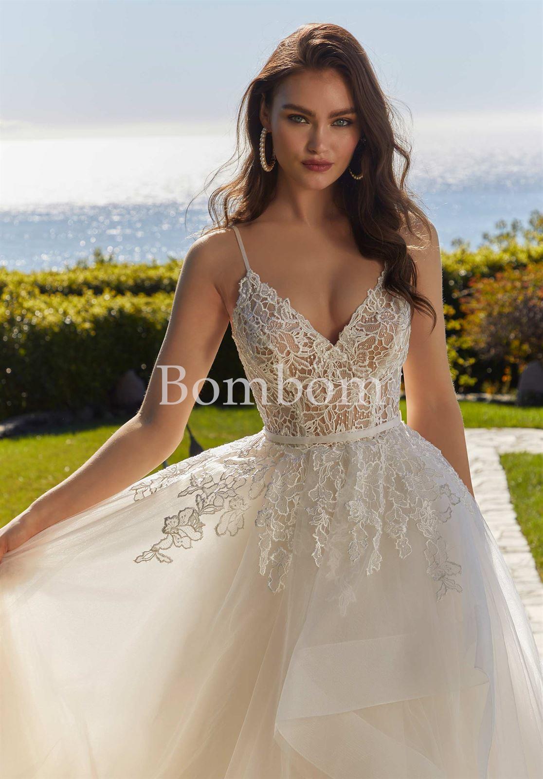 Vestido de novia blanco 4474 - Imagen 2