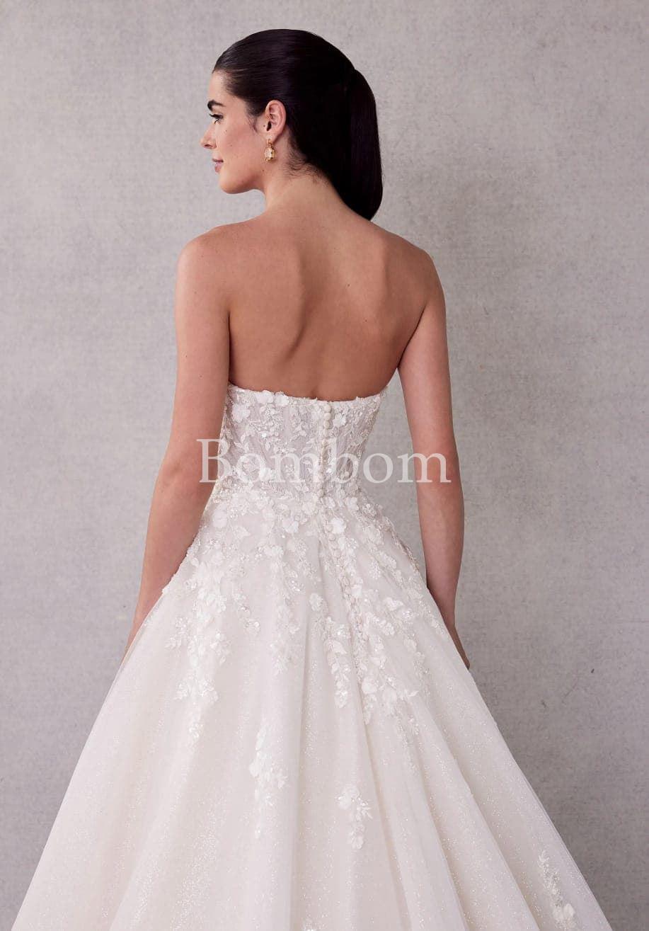 #vestido de novia blanco #bombomnoviasmorilee - Imagen 2