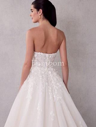 #vestido de novia blanco #bombomnoviasmorilee - Imagen 2