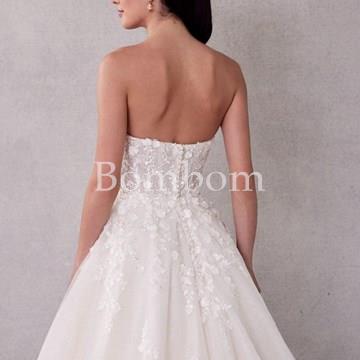 #vestido de novia blanco #bombomnoviasmorilee - Imagen 2