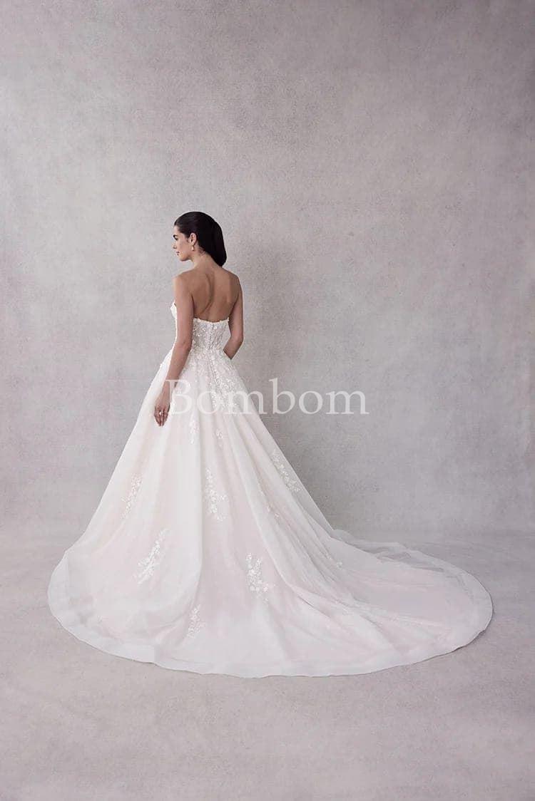 #vestido de novia blanco #bombomnoviasmorilee - Imagen 3