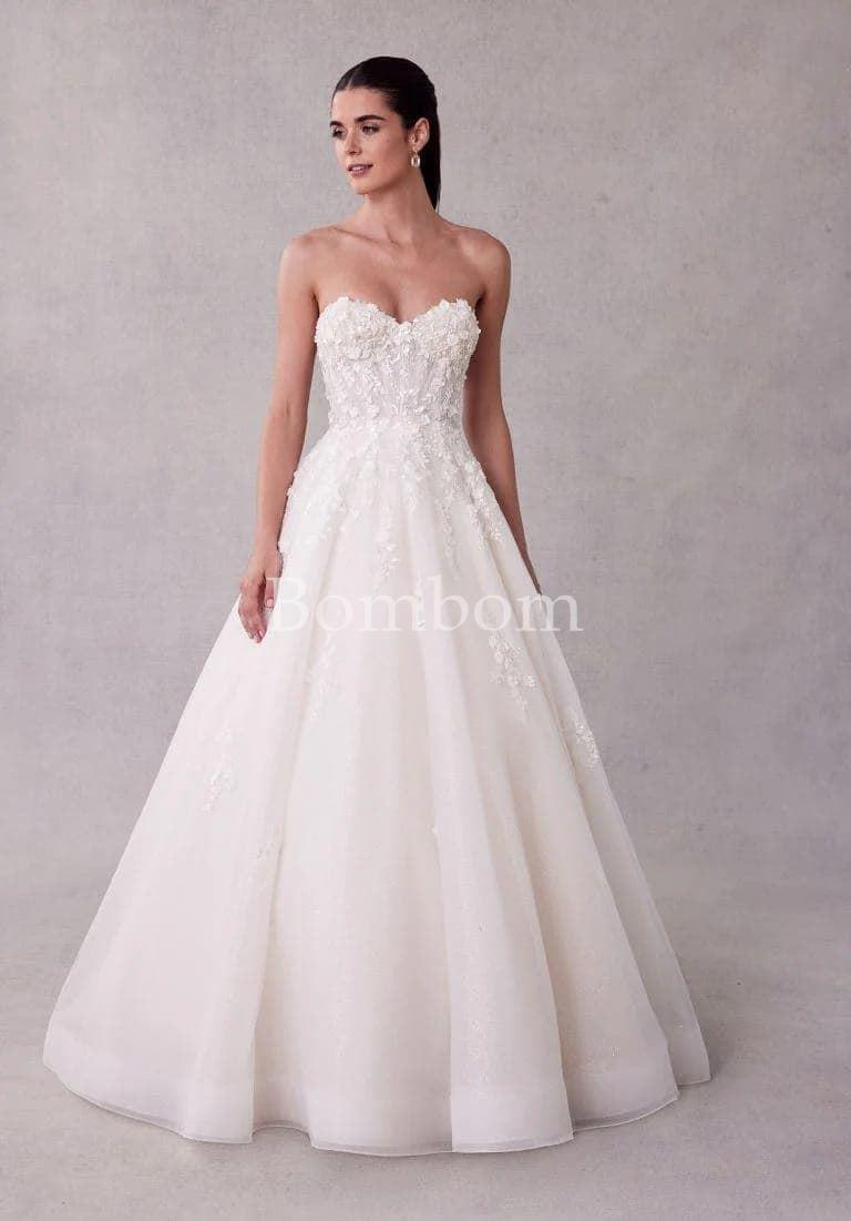 #vestido de novia blanco #bombomnoviasmorilee - Imagen 5