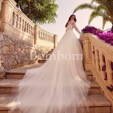 Vestido de novia blanco con mangas #Zara - Imagen 2